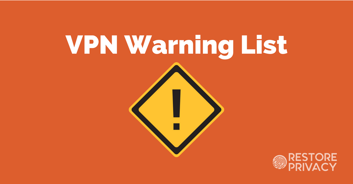 Warning list. Caution list. VPN for scam. VPN scam protect Matrix.