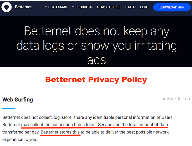 betternet vpn is safe