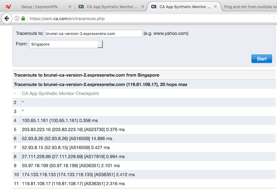 Brunei expressvpn server