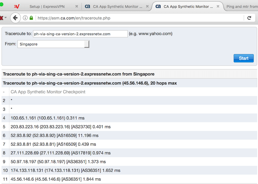 expressvpn fake server location