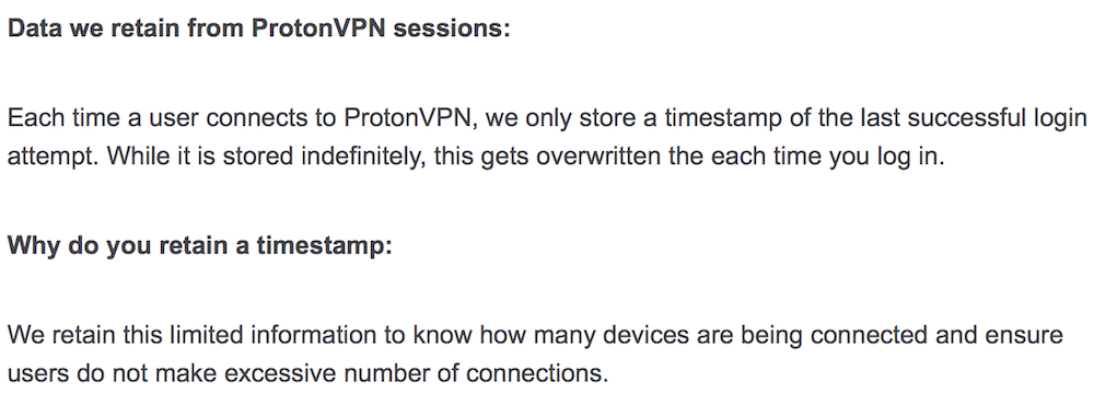 protonvpn logs