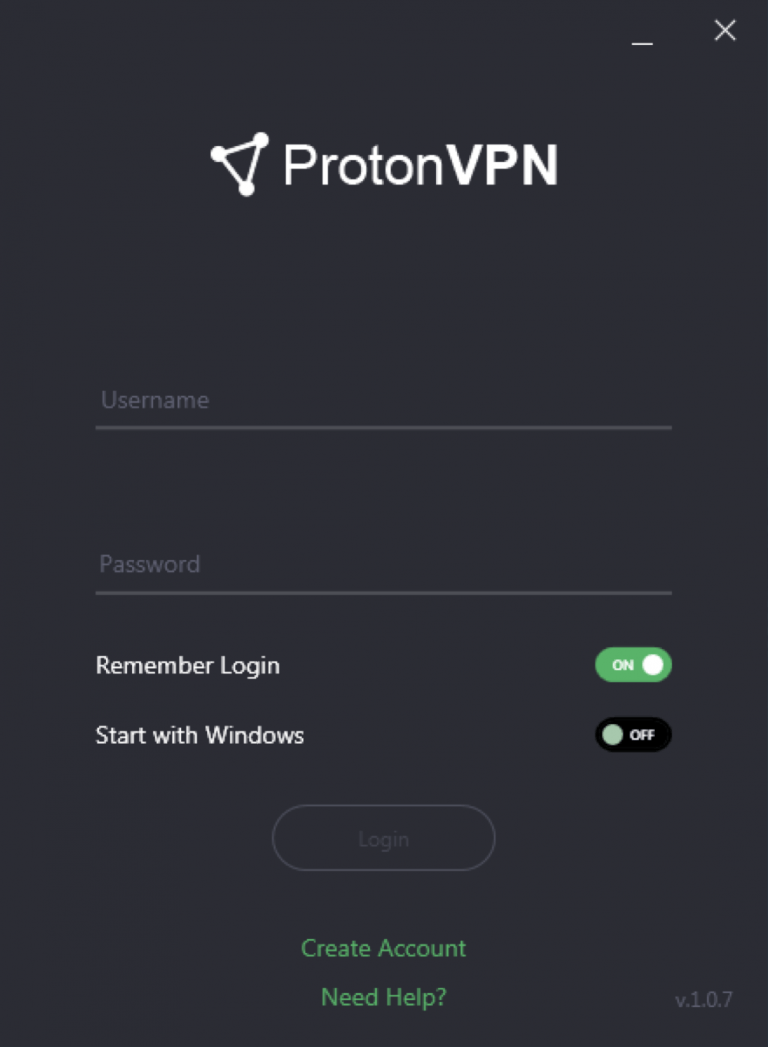 protonvpn username and password free