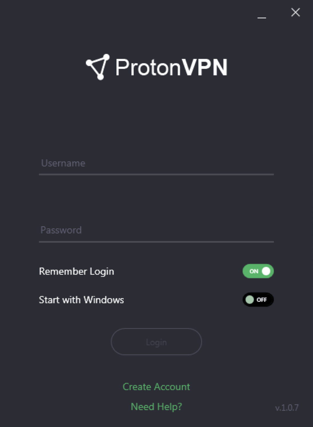 protonvpn not logging in