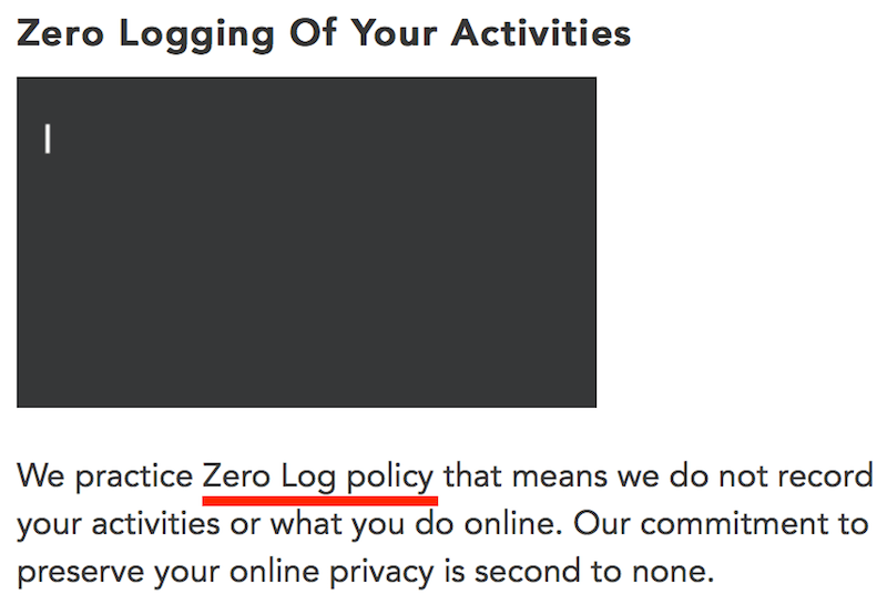 zero logs purevpn