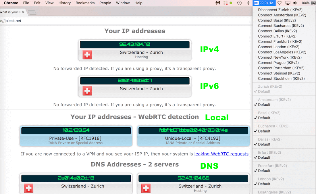 Ipsec mac os отключить