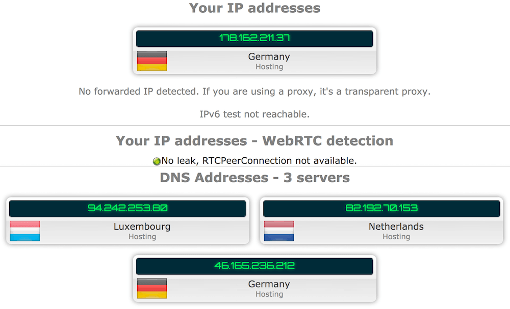 vpn leak test router