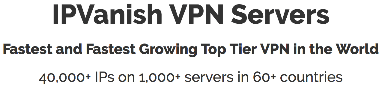 ipvanish servers