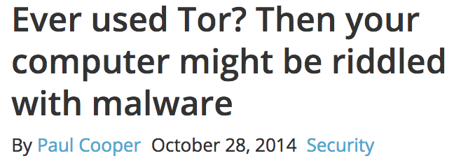 tor malware