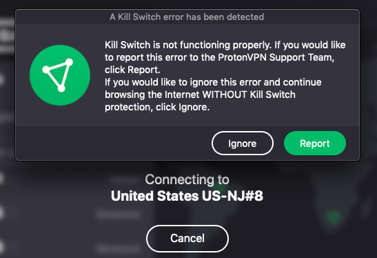 protonvpn not connecting mac