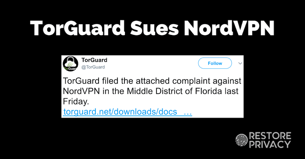 NordVPN TorGuard lawsuit