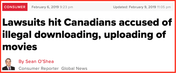 canada torrenting vpn lawsuit