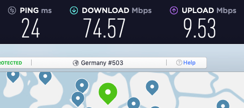 nordvpn speed