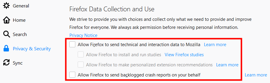 change network settings for firefox on mac