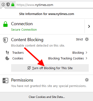 firefox settings not saving