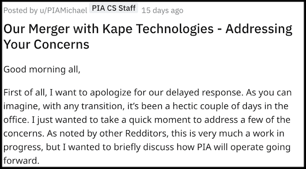 PIA merger kape