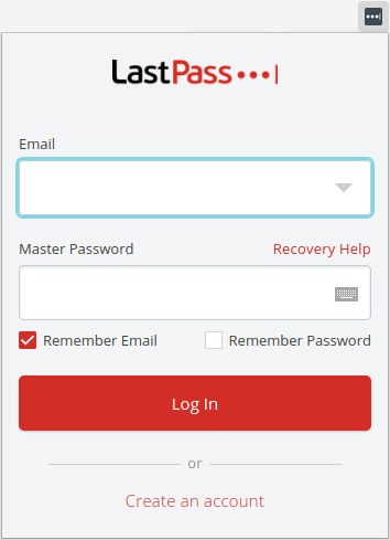 LastPass browser extension