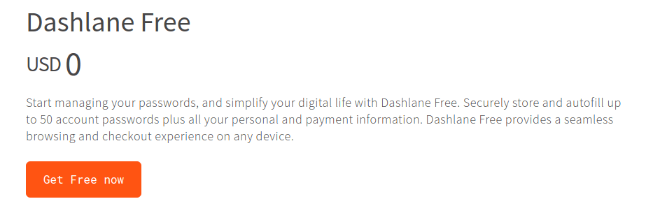 free alternative to dashlane