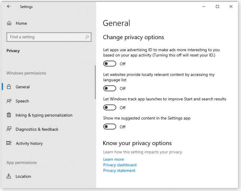 How to Have More Privacy with Windows (StepbyStep)