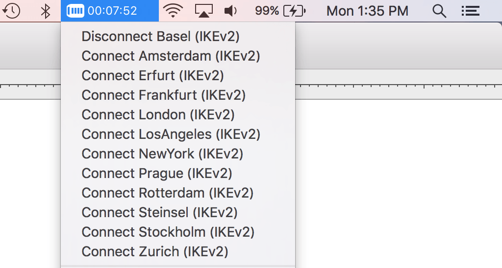 Mac OS IPSec vpn