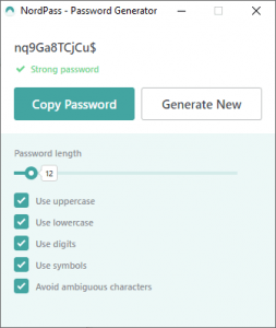 password generator nordpass