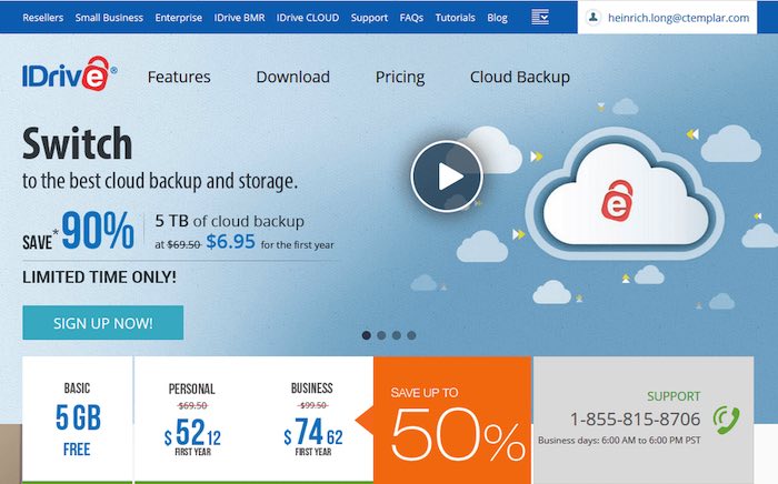 idrive cloud storage reviews