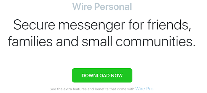 wire messenger open source
