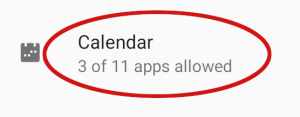 android calendar permissions