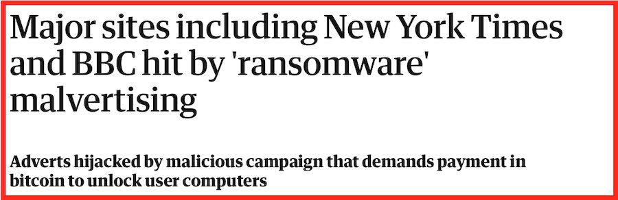 ad blockers against malware