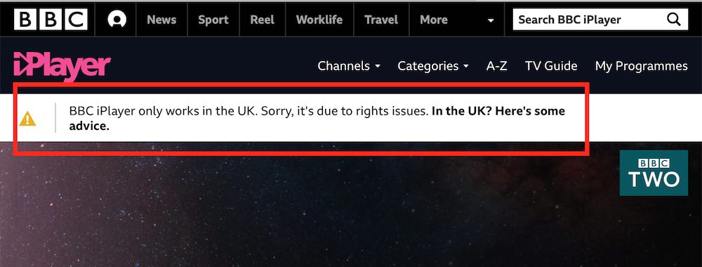 bbc iplayer not working use vpn