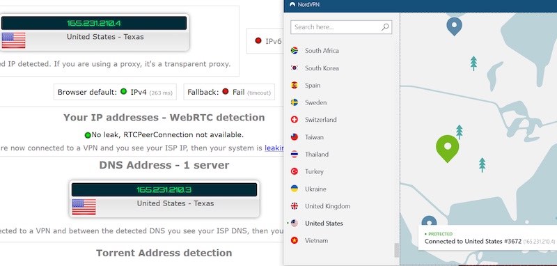 nordvpn test