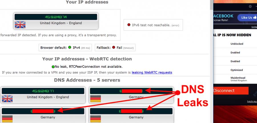 VPN that leaks