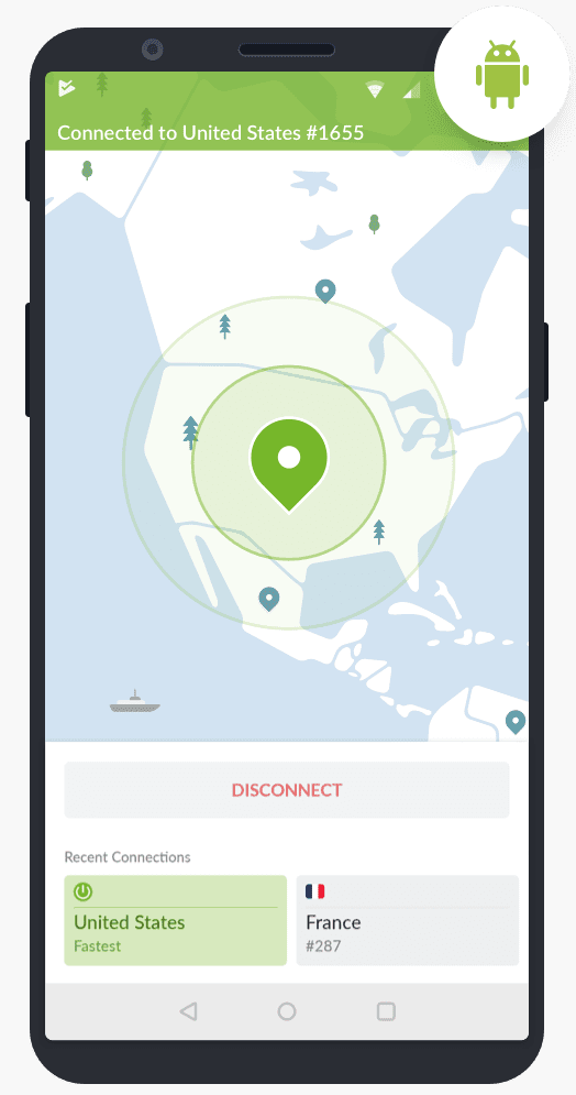 Mobile gaming VPN app