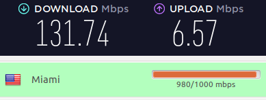 Perfect Privacy USA speeds