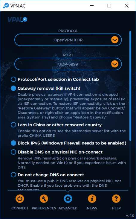 VPNac for windows review