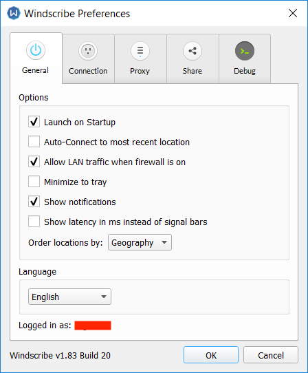 Windscribe VPN features