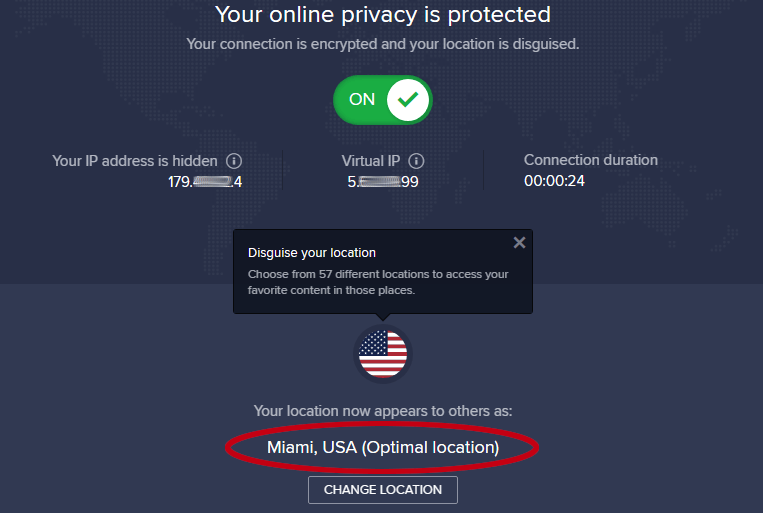 secureline vpn location