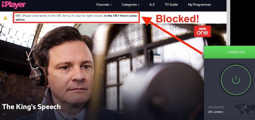 BBC iPlayer pia VPN