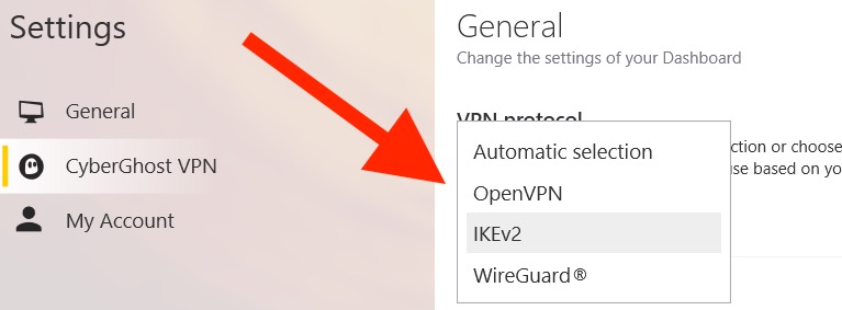 CyberGhost WireGuard VPN