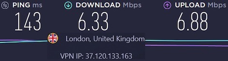 CyberGhost slow servers in the UK