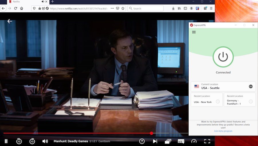Express VPN to watch Netflix