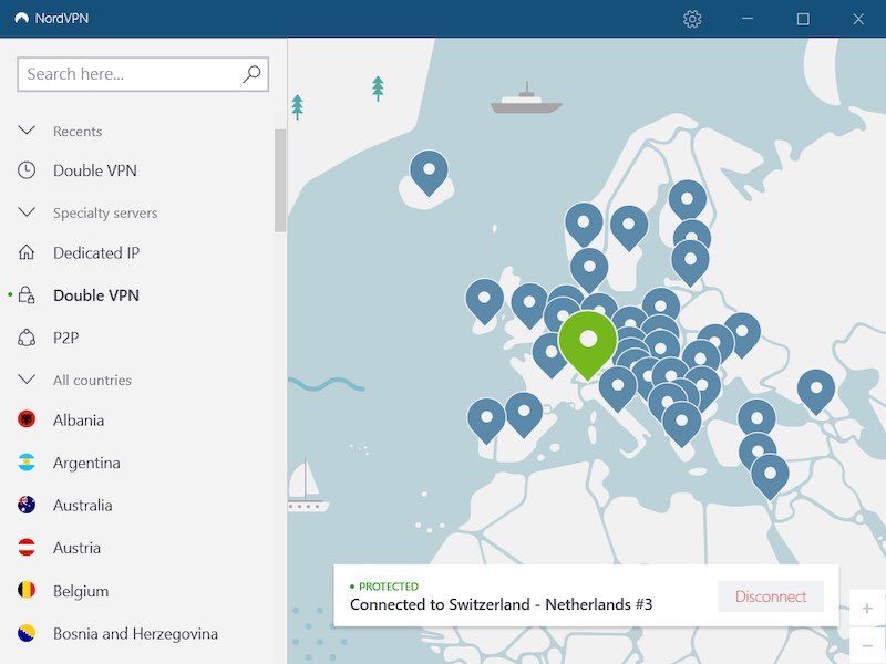 NordVPN Windows app