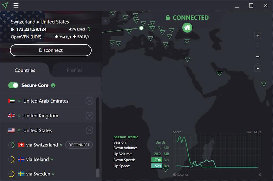 ProtonVPN app vs ExpressVPN