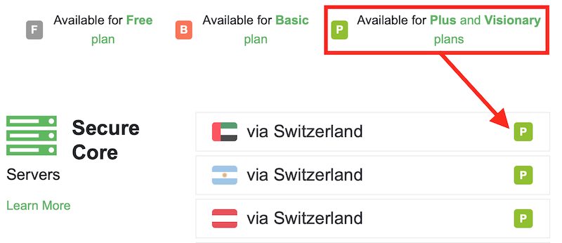 ProtonVPN servers vs NordVPN servers