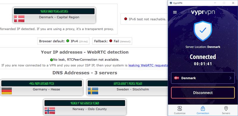 VyprVPN Windows features vs NordVPN