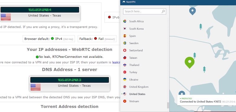 nordvpn test