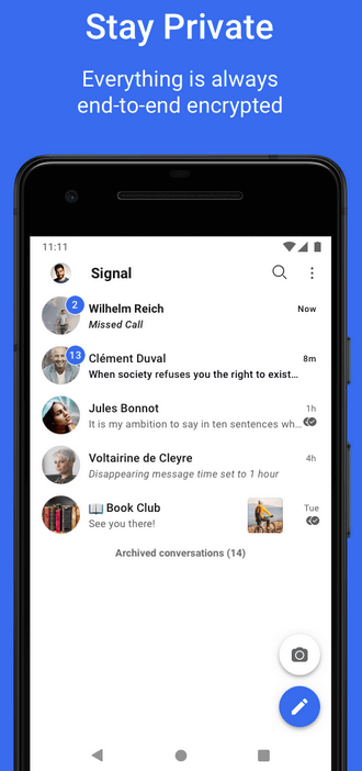 thousands users joined signal app