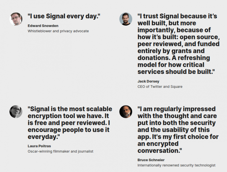 signal messenger security review