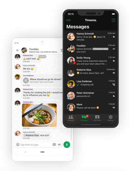 Threema secure messaging app