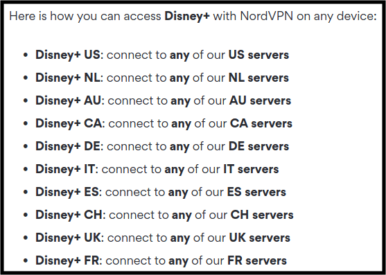 disney plus streaming with VPN