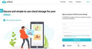 pCloud cloud storage